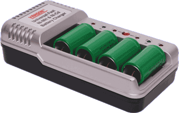 NiCd & NiMH AAA/AA/C/D/9V Battery Charger NiCd & NiMH AAA/AA/C/D/9V Battery Charger