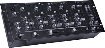 Redback 5 Channel 11 Input Audio Mixer with EQ, Crossfader, VU Redback 5 Channel 11 Input Audio Mixer with EQ, Crossfader, VU