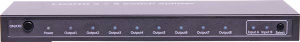 2 Input to 8 Output 4k 2k HDMI Distribution Amplifier 2 Input to 8 Output 4k 2k HDMI Distribution Amplifier