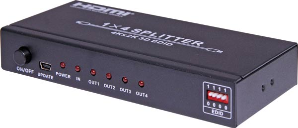 4 Way HDMI Splitter 4 Way HDMI Splitter