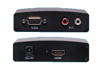 HDMI To VGA & Stereo Audio Converter HDMI To VGA & Stereo Audio Converter