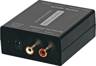 Digital Audio To Stereo Audio Converter Digital Audio To Stereo Audio Converter