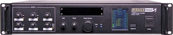 Phase5 Public Address Mixer Amplifier 125W 6 Input Phase5 Public Address Mixer Amplifier 125W 6 Input