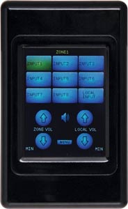 Black Touchscreen Remote Program Select Wallplate To Suit A4480 Black Touchscreen Remote Program Select Wallplate To Suit A4480