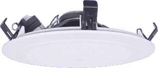 One-Shot 5W 100V Fire/Evac 8" (200mm) Speaker & Grille White One-Shot 5W 100V Fire/Evac 8" (200mm) Speaker & Grille White