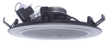 One-Shot 5W 100V Fire/Evac 8" (200mm) Speaker & Grille Black One-Shot 5W 100V Fire/Evac 8" (200mm) Speaker & Grille Black