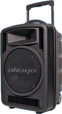 100W Portable PA With 640-664MHz UHF Receiver & CD/MP3 100W Portable PA With 640-664MHz UHF Receiver & CD/MP3