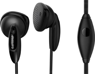 Philips SHE 1355 In-Ear Headphones Black Philips SHE 1355 In-Ear Headphones Black
