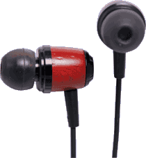 Dynalink Wood Finish In-Ear Bud Headphones Dynalink Wood Finish In-Ear Bud Headphones