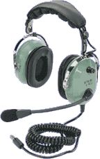 Aviation Headset Helicopter Green - Curly Cord with NATO Plug Aviation Headset Helicopter Green - Curly Cord with NATO Plug