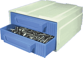 Double Tray Plastic Drawer Double Tray Plastic Drawer