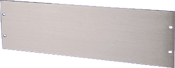 1U 19" Raw Aluminium Rack Panel 1U 19" Raw Aluminium Rack Panel