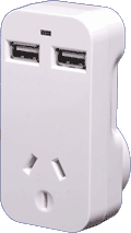 Dual Output USB Power Supply 1000mA Combined USB Output