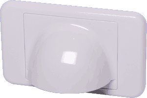 Bullnose Wallplate For Custom Cabling - White Bullnose Wallplate For Custom Cabling - White