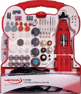 172 Piece 130W Rotary Tool Kit 172 Piece 130W Rotary Tool Kit