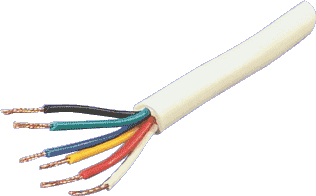 7 / 0.2 6 Core White Security Cable (200m Roll) 7 / 0.2 6 Core White Security Cable (200m Roll)