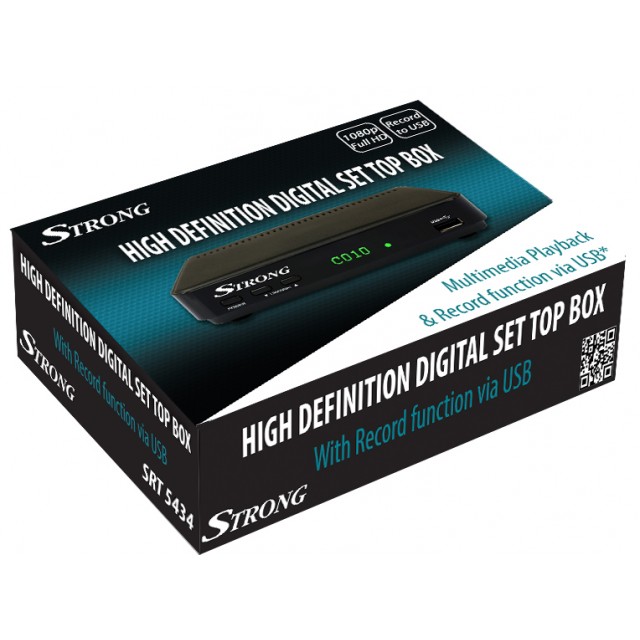STRONG HD DVB/T2 Set Top Box with Record Function