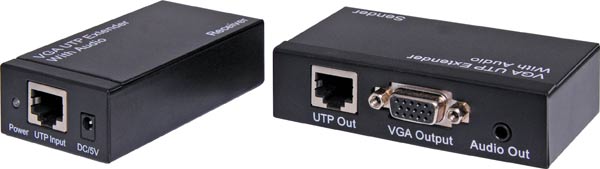 VGA + Audio Balun UTP - Single Channel