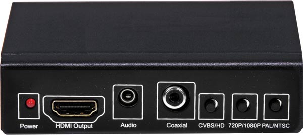 S-Video Composite AV To HDMI Converter