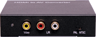 Stereo Composite AV To HDMI Converter