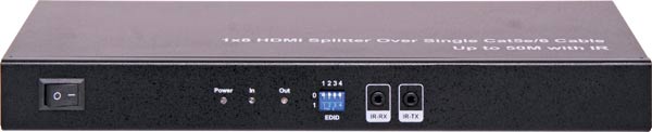 HDMI Cat 5e/6 Splitter Balun Extender System - 8 Way Transmitter
