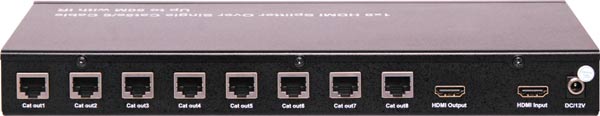 HDMI Cat 5e/6 Splitter Balun Extender System - 8 Way Transmitter