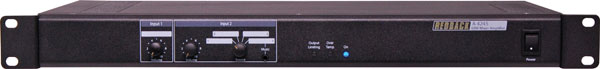 Compact 1RU Public Address Mixer Amplifier 60W