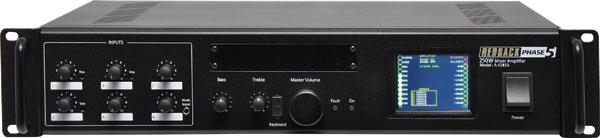 Phase5 Public Address (PA) Mixer Amplifier 250W 6 Input