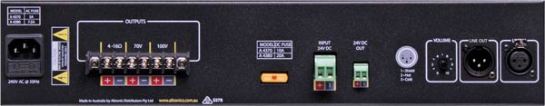 125W Public Address Power Amplifier
