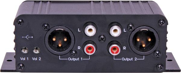 1 In to 2 Out Audio Splitter