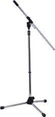 Microphone Floor Stand 96cm to 160cm With Boom