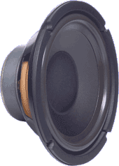 50W 6.5" 165mm 8 Ohm Woofer / Midrange Polypropylene Speaker