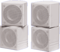 Opus One Mini Cube Stereo Speakers (Pair)