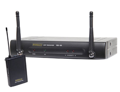 Redback UHF Wireless Microphone System With Beltpack Mic 16 Ch