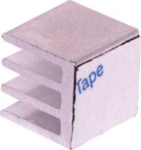 Mini PLCC Chip Adhesive Backed Heatsink - 10 x 10 x 10mm