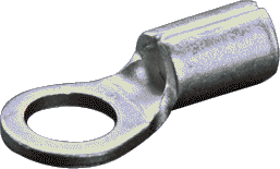 Uninsulated Ring Terminal Crimp 3.7mm Pk10