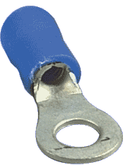 5mm Blue Ring Terminal Pk 10