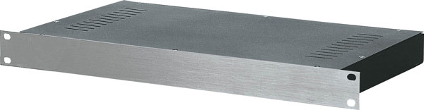 1U 19" Rack Case Raw with Aluminium Front Panel