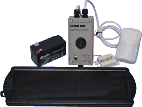 Solar Powered Intruder Alarm Kit for Shed and Boat