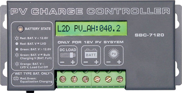 Manson 12V 20A Solar Charger Controller (SBC-7120)