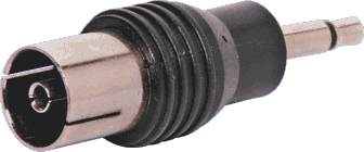 Adaptor 3.5mm Jack Plug to PAL socket