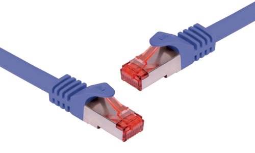 Blue 10m Cat6a SSTP Ethernet Patch Lead