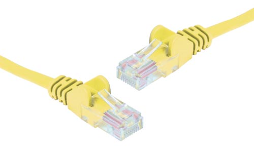 Yellow 2m Cat6 UTP Ethernet Patch Lead