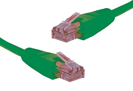 Green 3m Cat6 UTP Ethernet Patch Lead