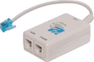 ADSL 2 Splitter Filter - Click Image to Close