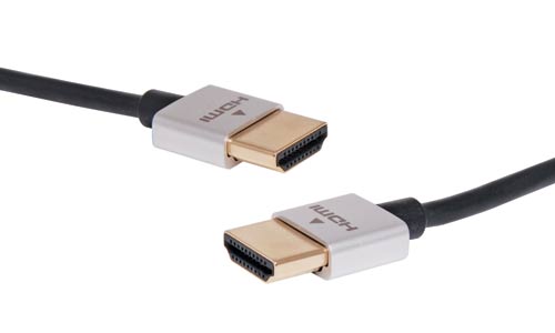 1m Thin High Speed HDMI with Ethernet Cable