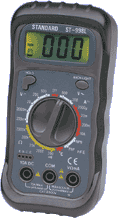19 Range Mini Digital Multimeter With Temperature Probe