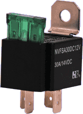 Relay Automotive SPST 24VDC 30A With Fuse