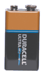 Duracell Ultra Battery Alkaline 9V Single