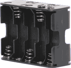 10 X AA Battery Holder Square (Rectangle)